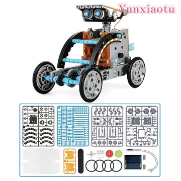 Stem Solar Robot Kit For Kids - Набор для сборки солнечного робота 12-в-1,
