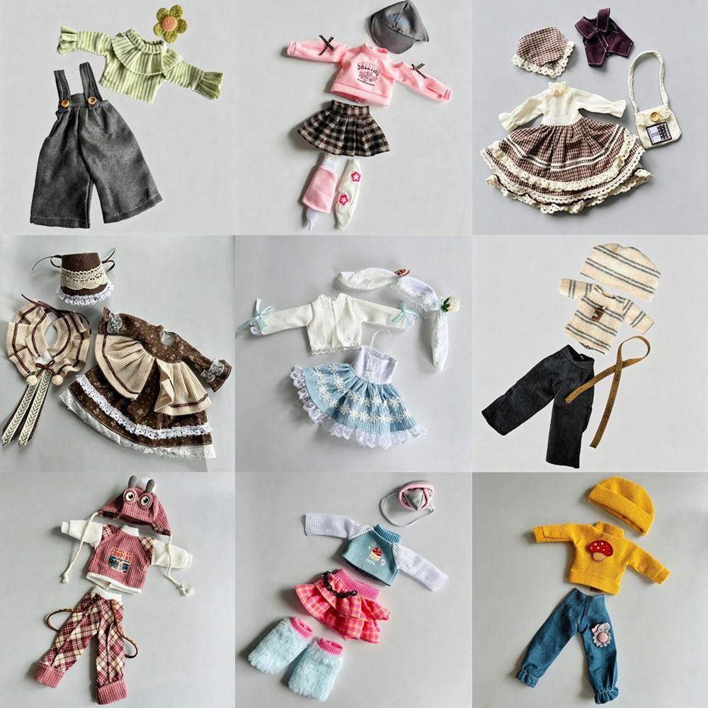 Bjd Doll 1 6 Full Set With Clothes - Набор одежды для кукол 30 см