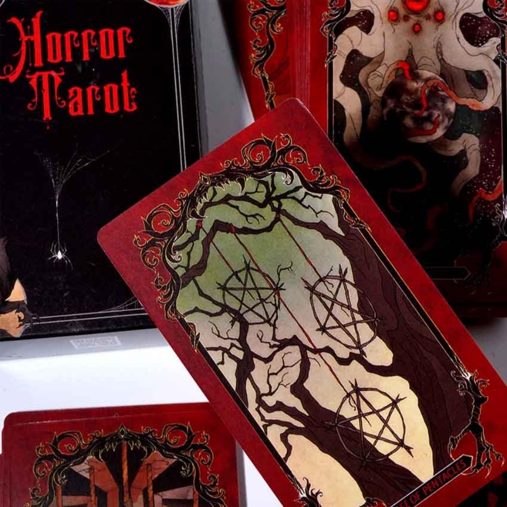 Tarot Cards Deck With Guidebook - 10,3*6 см страшный Tarot палубная карта