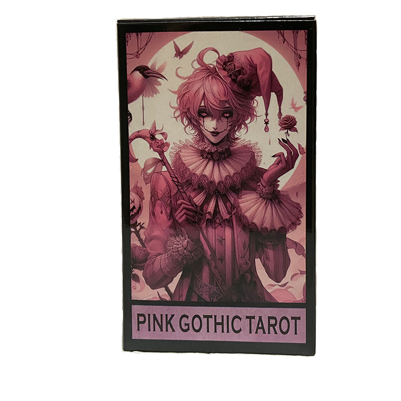 Tarot Cards Deck With Guidebook - Розовая готическая колода Таро, 78 карт,