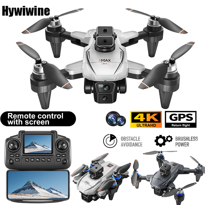 Fpv Brushless Rc Drone 4K - GPS RC Дрон с экраном 4K