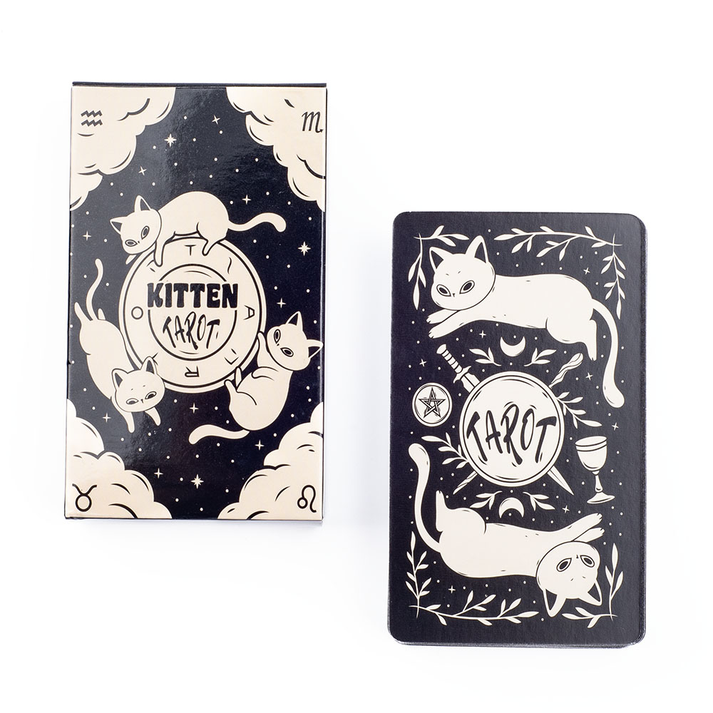 Набор Таро для котят 78 шт., м – обзор и цена Tarot Cards Deck With Guidebook