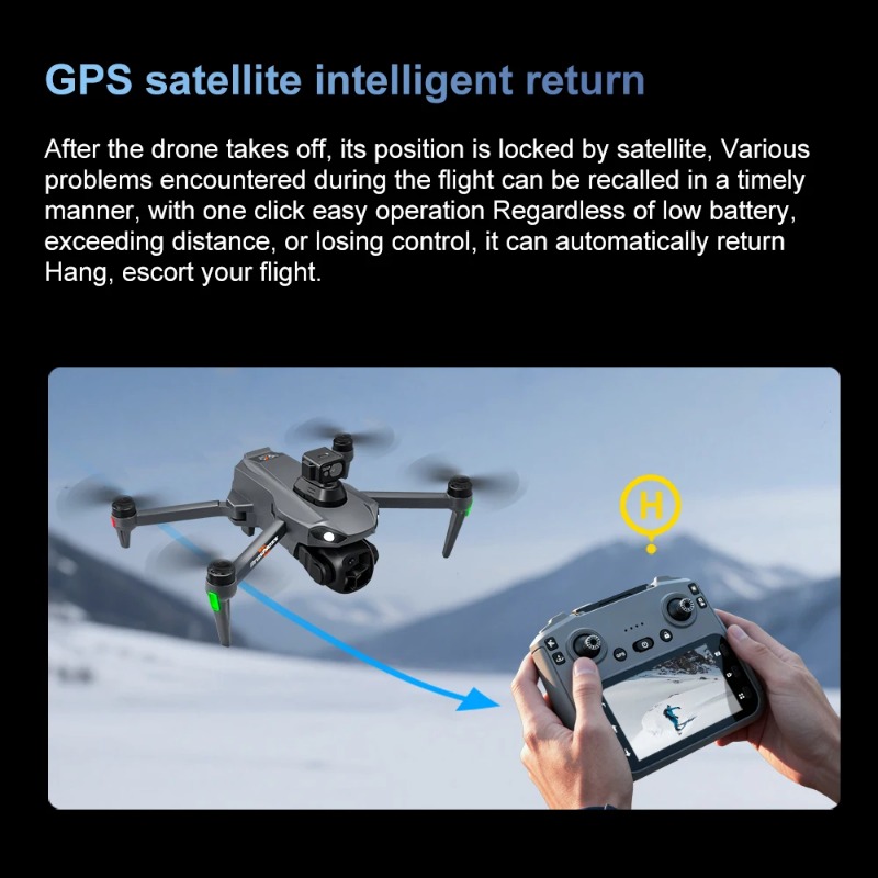 Профессиональный дрон Lenovo V – обзор и цена Fpv Brushless Rc Drone 4K
