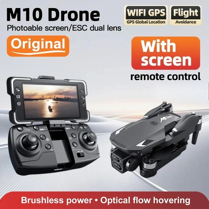 Оригинальный дрон M10 4K 5G HD – обзор и цена Fpv Brushless Rc Drone 4K