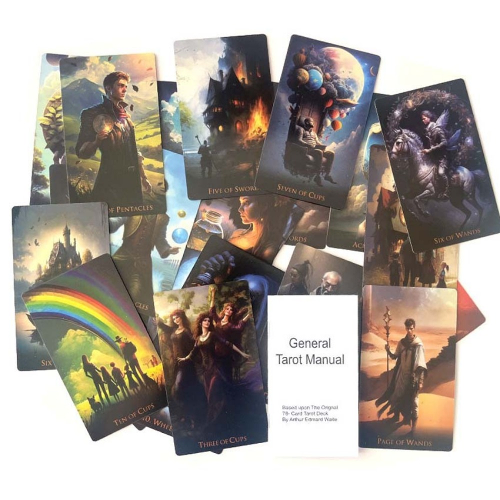 Колода Таро «Дивной мир» 12*7  – обзор и цена Tarot Cards Deck With Guidebook