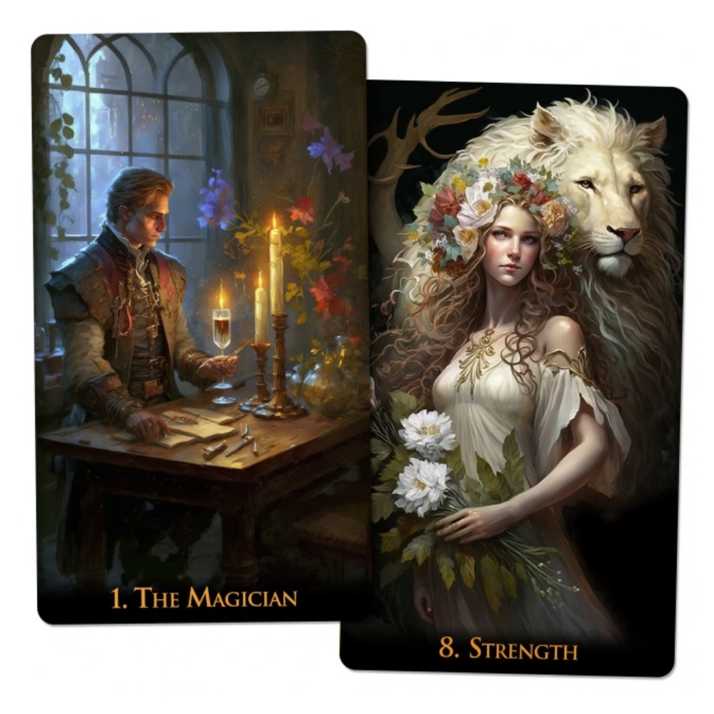 Колода Таро «Дивной мир» 12*7  – обзор и цена Tarot Cards Deck With Guidebook