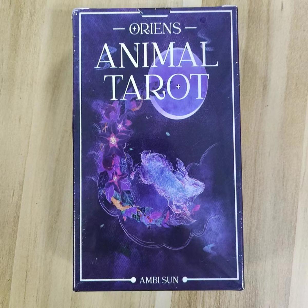 12x7 см Орианские животные Тар – обзор и цена Tarot Cards Deck With Guidebook