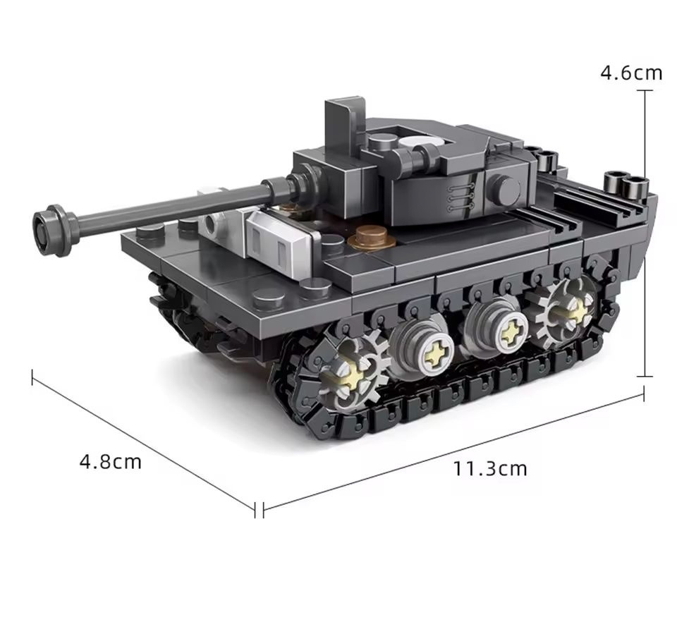 Модель тяжелого танка King Tig – обзор и цена Lego Compatible Military Tank