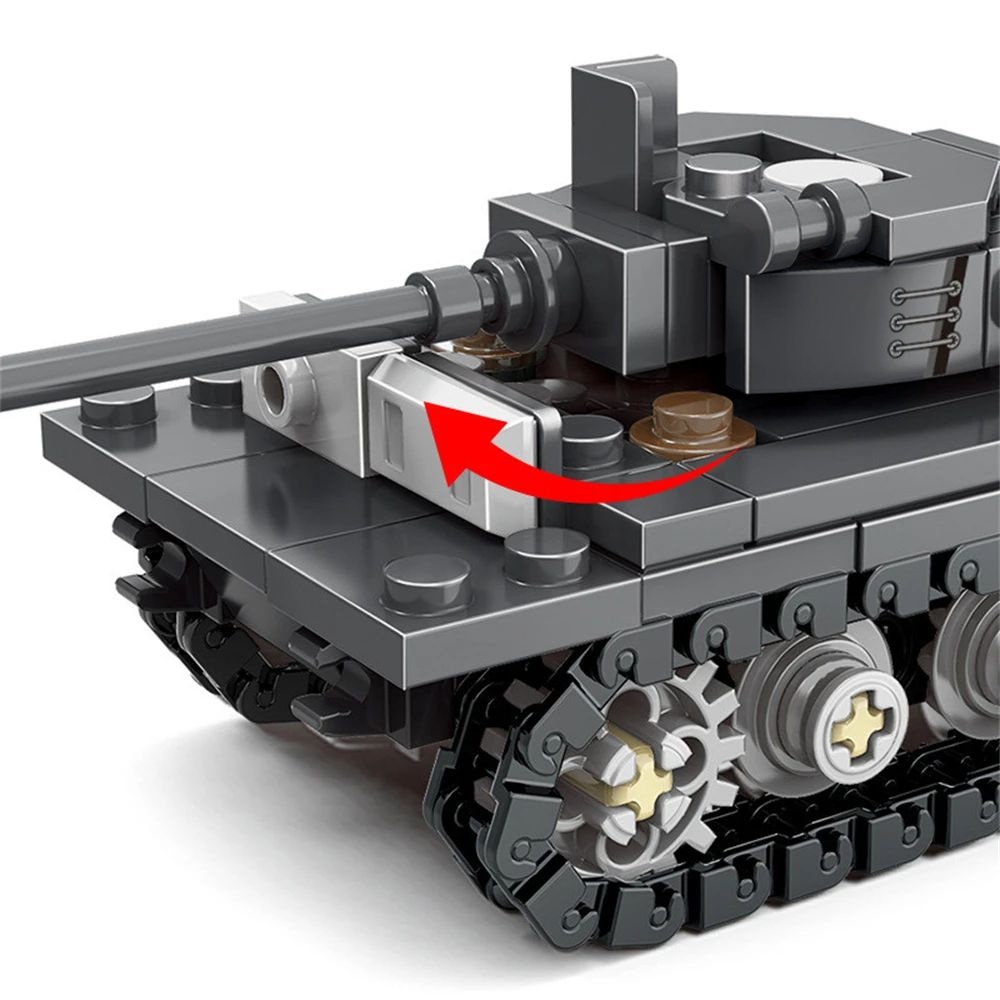 Модель тяжелого танка King Tig – обзор и цена Lego Compatible Military Tank